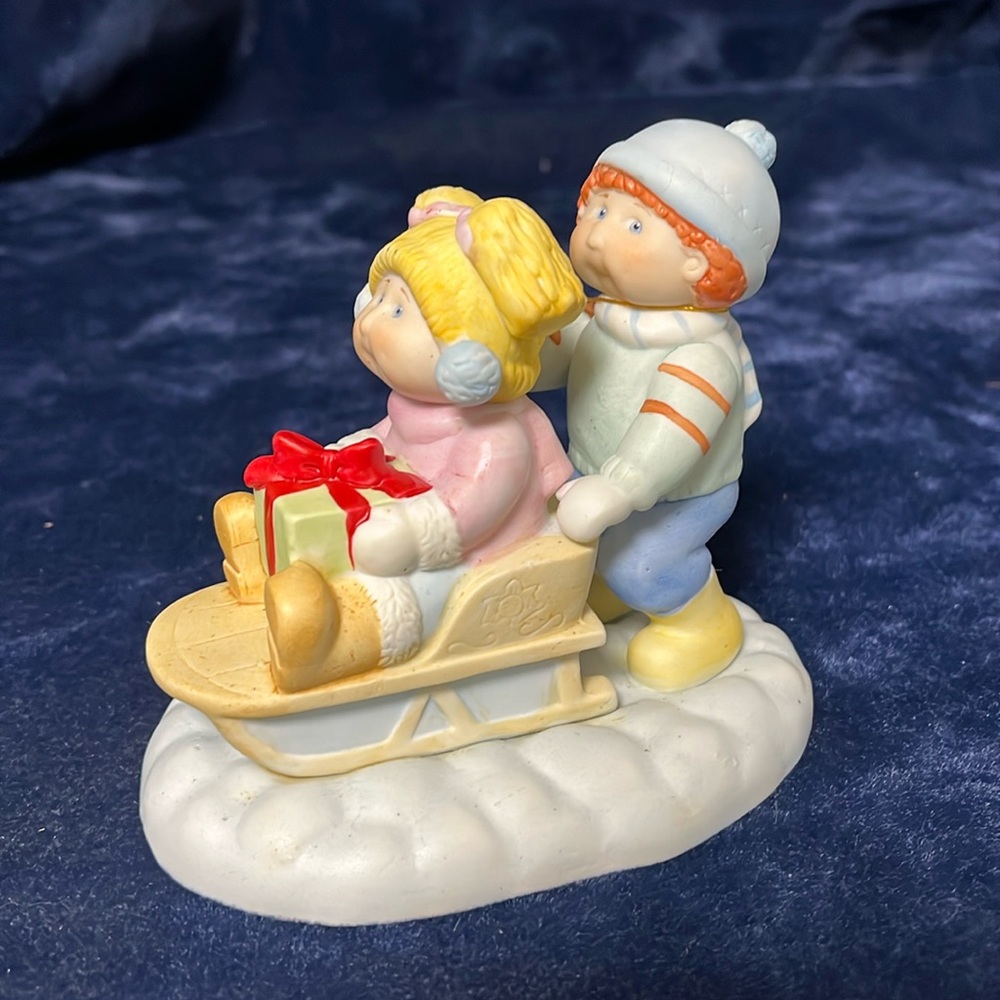 Christmas Sled Cabbage Patch Kids